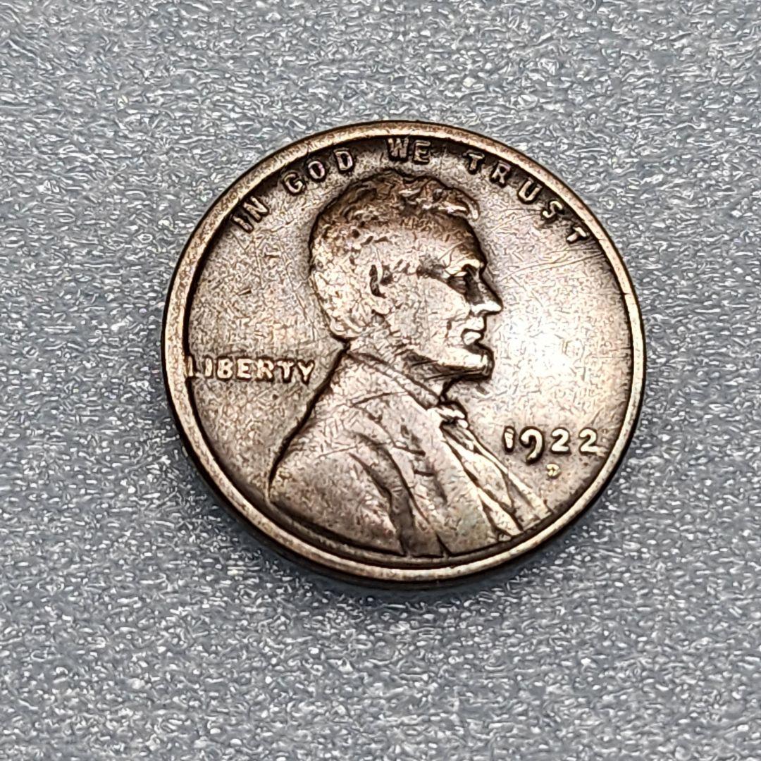 5782. 貴重 極美品 1922年 アメリカ リンカーン 麦 1セント 硬貨