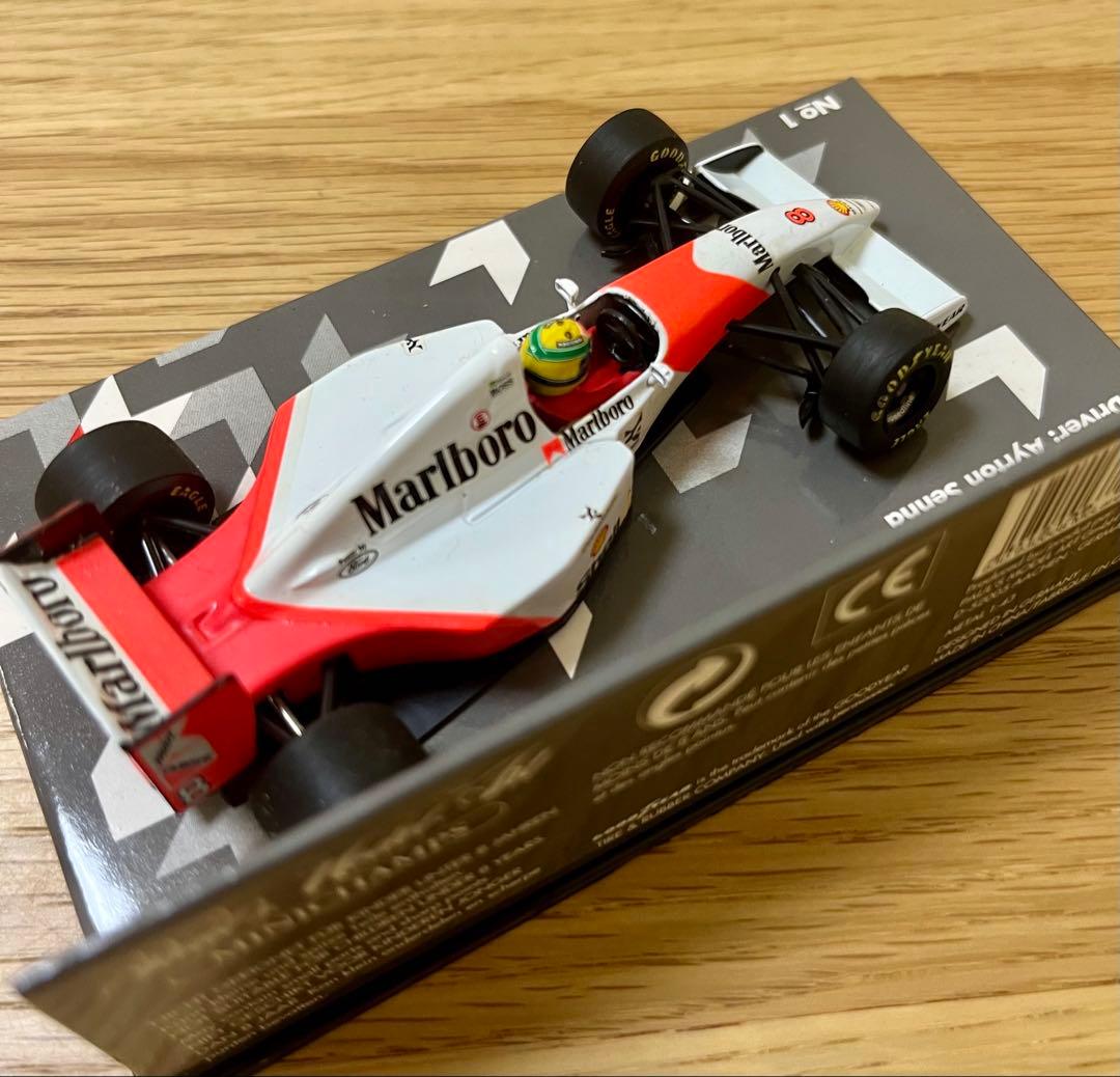 ミニチャンプス F1 マクラーレンフォード MP4/8 A.セナ マルボロ仕様