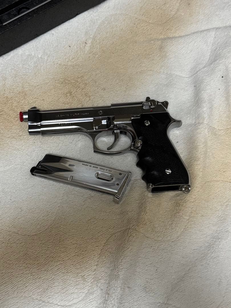 【美品】東京マルイ　M92F CHROME STAINLESS