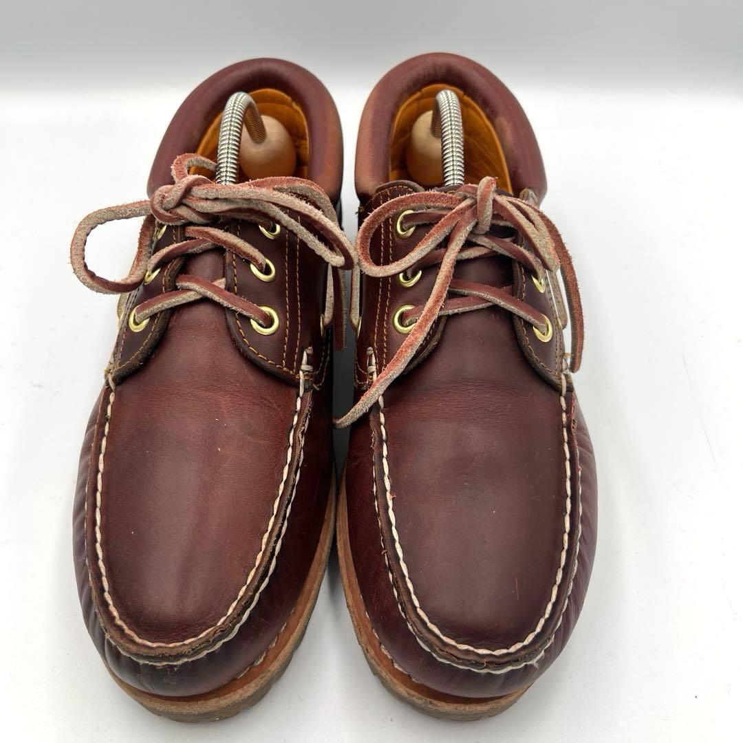 靴 Timberland 3eye classic lug Burgundy