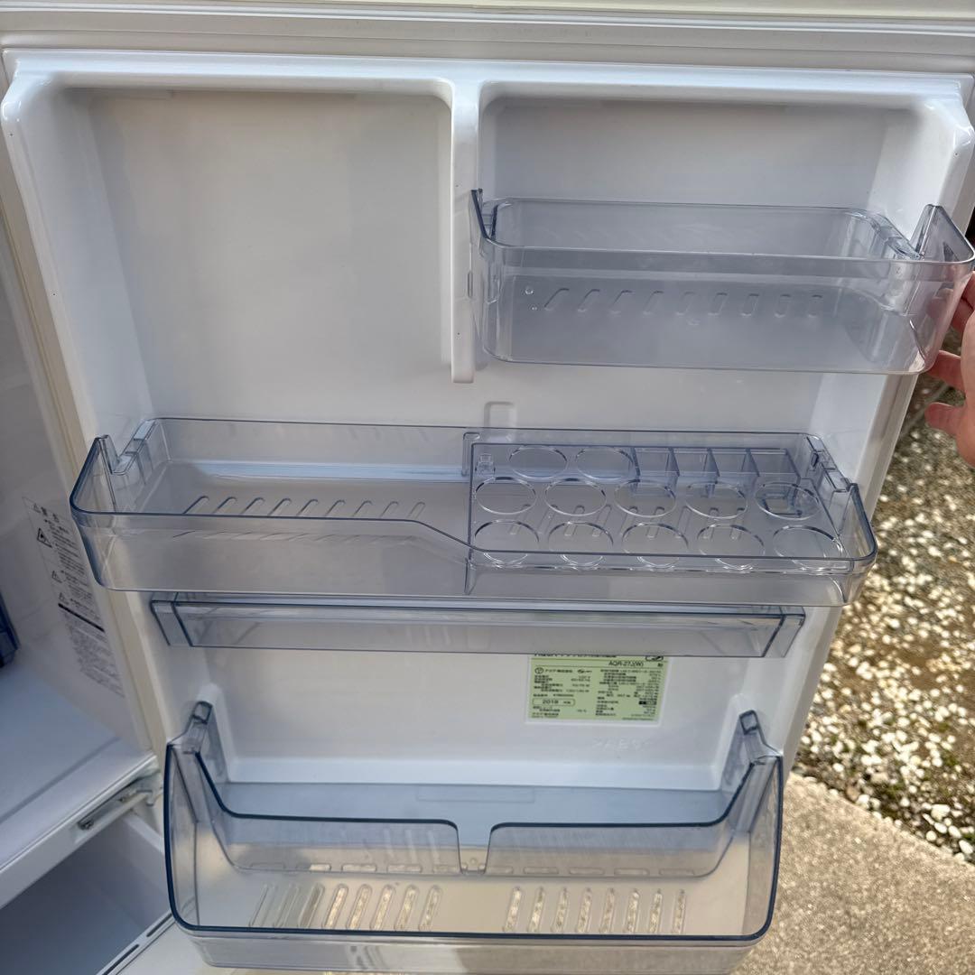 AQUA 冷蔵庫 AQR-27J 272L 中型