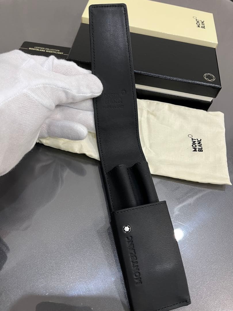 ◾️美品◾️モンブラン ナイトフライト レザー ペンケース 38221 黒
