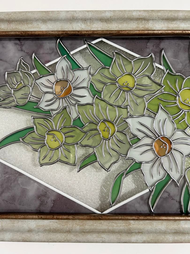 グラスアート 水仙