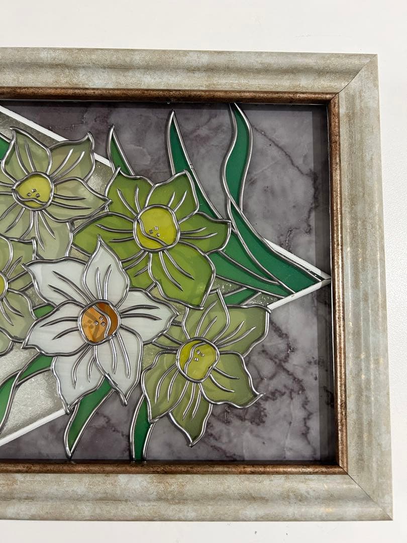 グラスアート 水仙