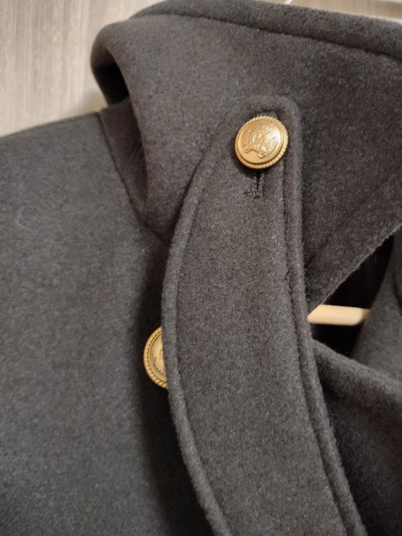 タグ付き 2025AW　fredy emue ウール混ミドル丈Pコート