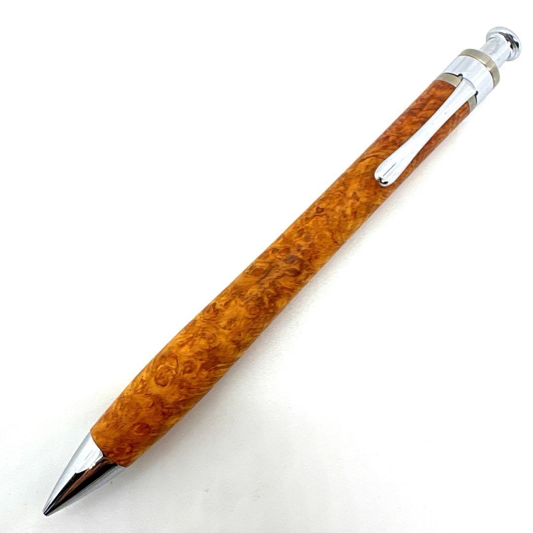 新品即発送 工房楔 【真鍮パイプ】 ペンシル楔 花梨 こぶ杢 シャーペン