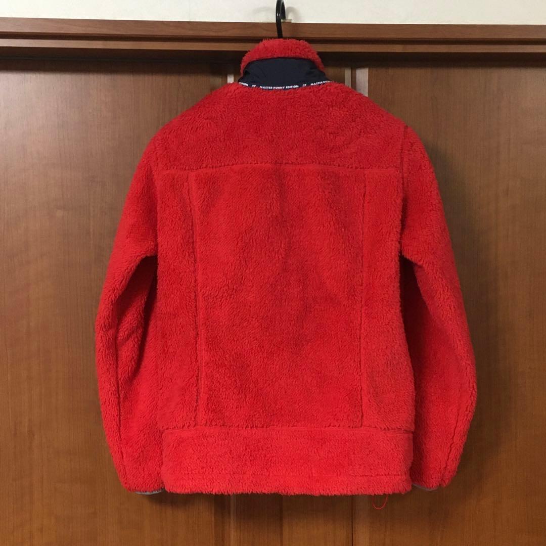 美品　マスターバニー　リバーシブル　ブルゾン　１　赤　フリース　パーリーゲイツ