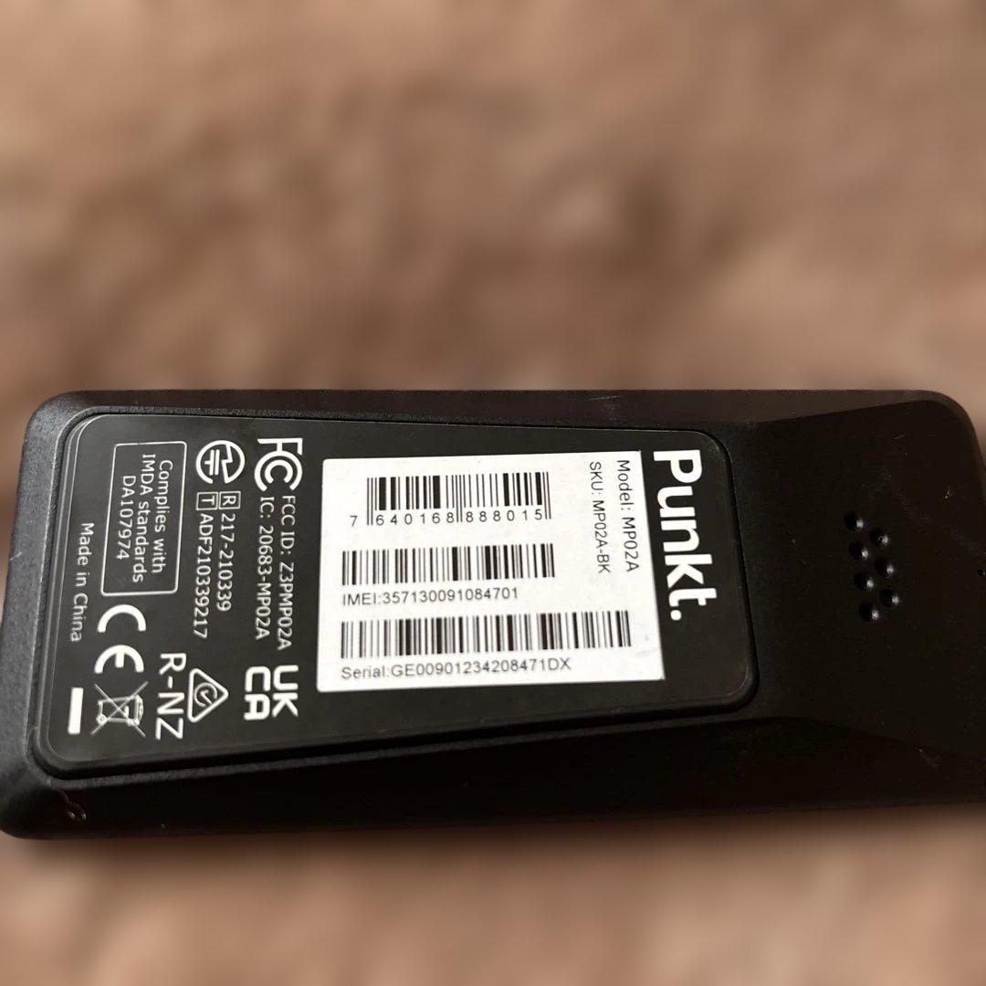 Punkt. MP02A ブラック SIMフリー