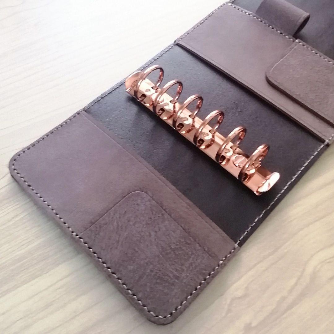 ミニ6 システム手帳 チョコ