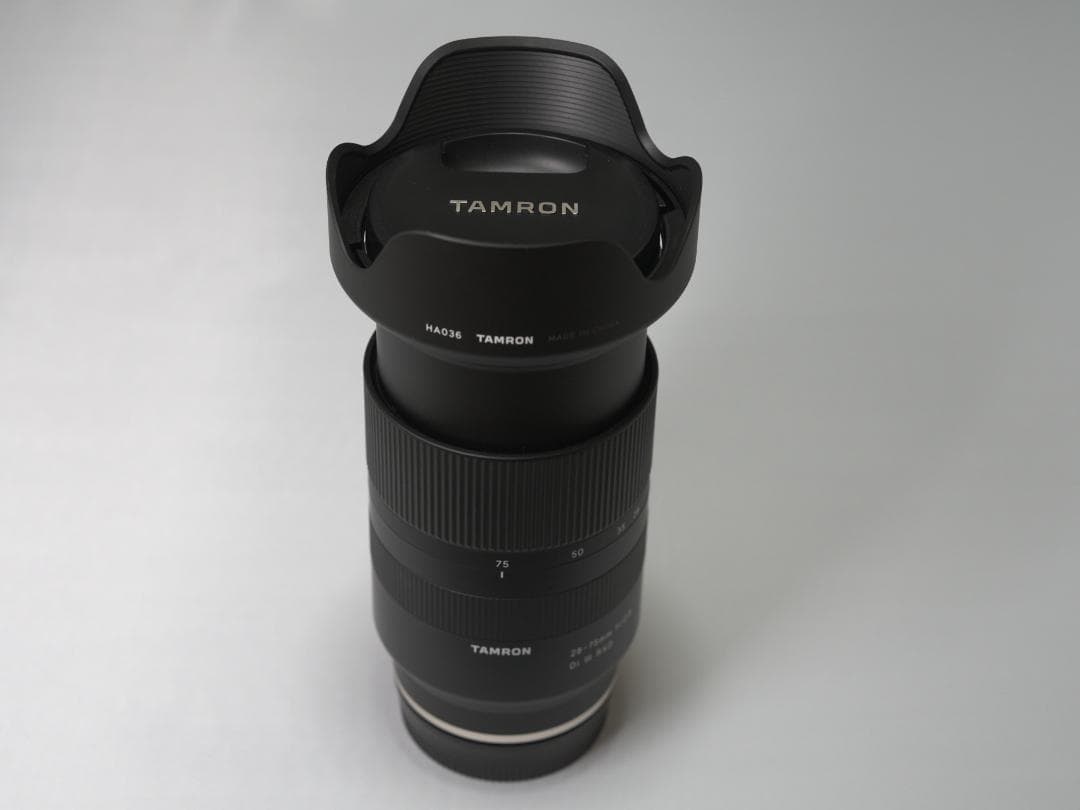 TAMRON 28-75mm F/2.8 Di III RXD　可変ND付き