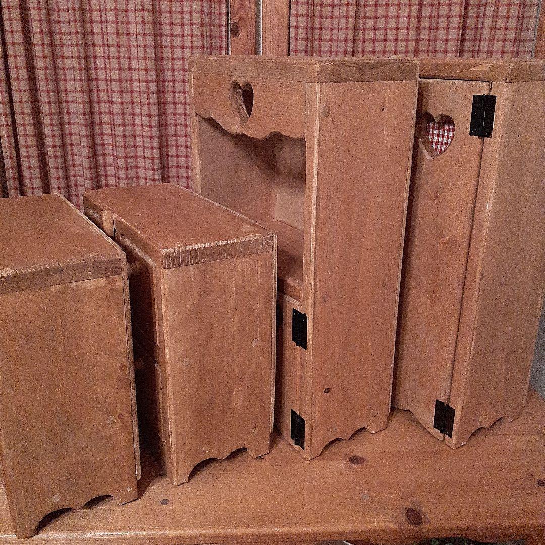 専用です。C60.カントリー家具(4点セット)16000円