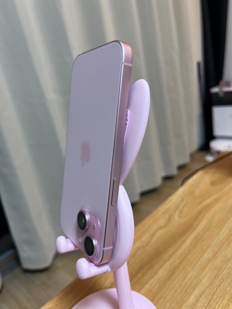 iPhone 15 ピンク 128GB 美品 バッテリー87%