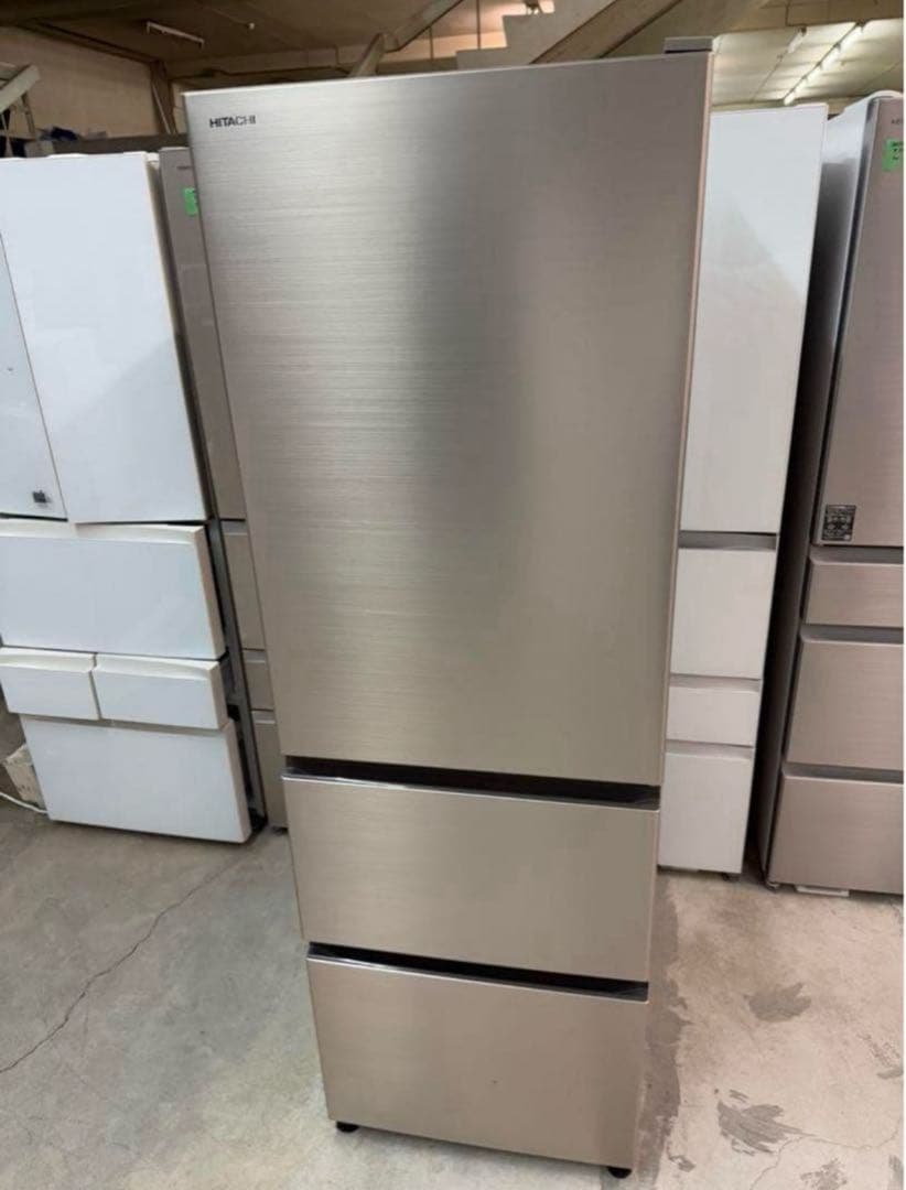 【高年式】 2020年式 375L HITACHI 冷蔵庫 R-V38NV(N)