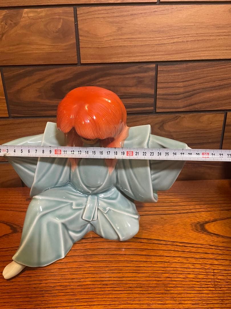 深川磁器　高級歌舞伎　人形　大型