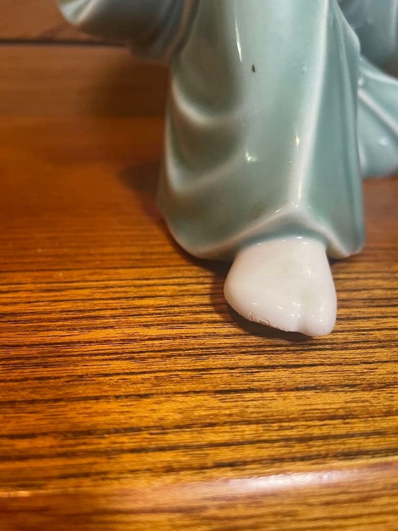 深川磁器　高級歌舞伎　人形　大型