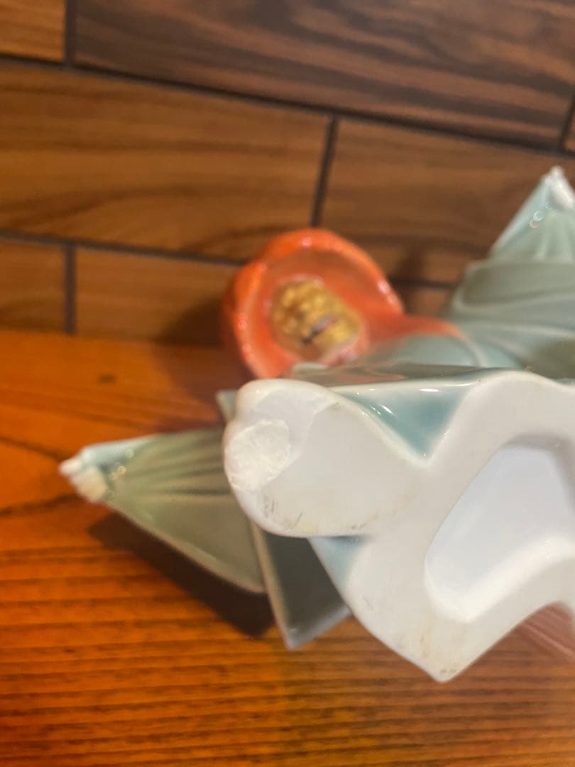 深川磁器　高級歌舞伎　人形　大型