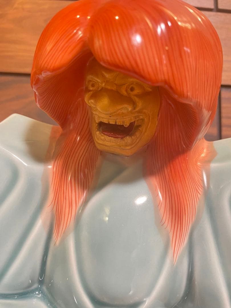 深川磁器　高級歌舞伎　人形　大型