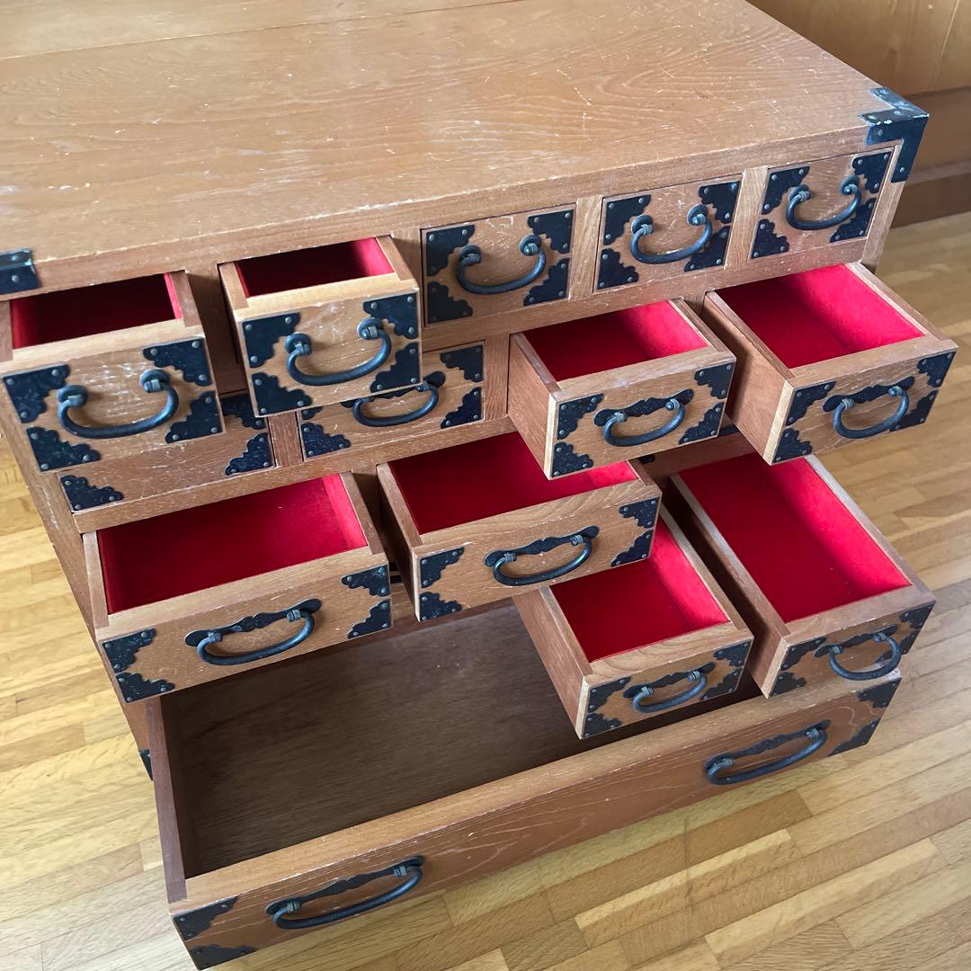 アンティーク/百味箪笥/小物入れ/収納家具/和風/used