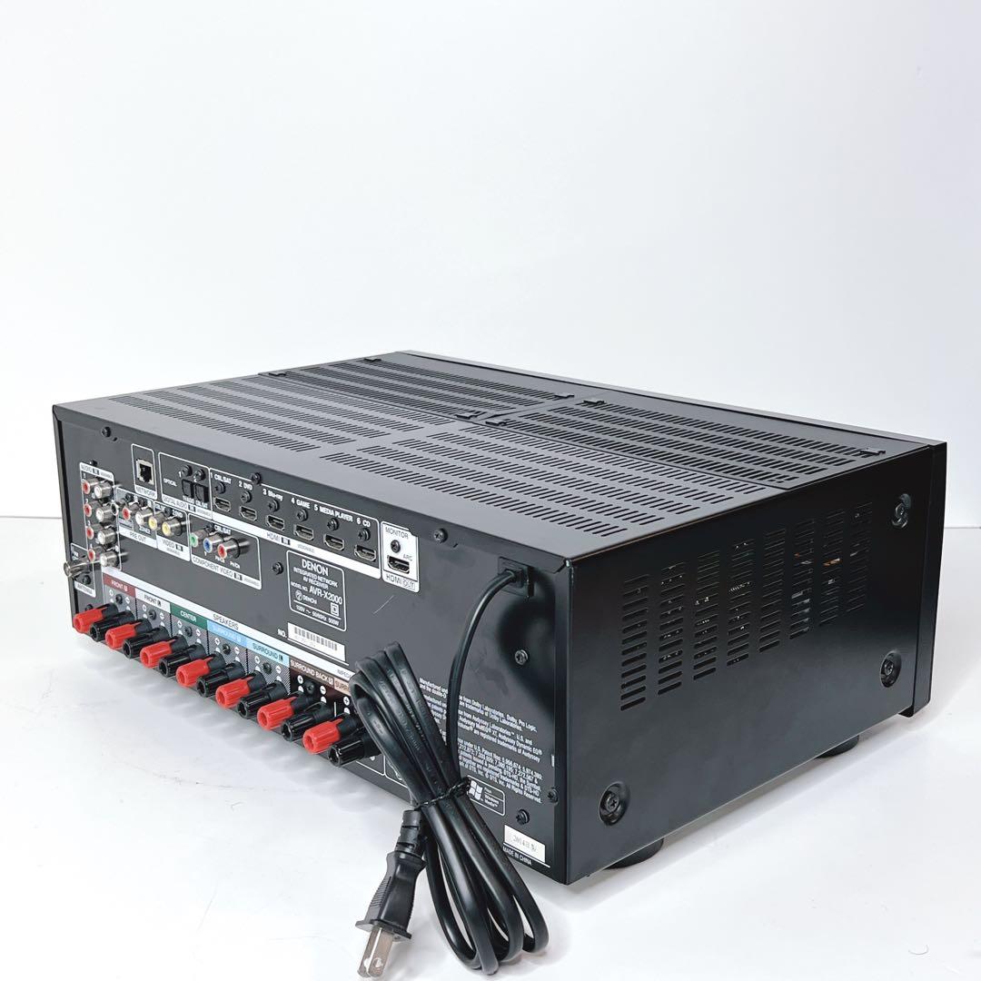 【美品・動作品】 DENON AVR-X2000 AVアンプ7.1ch