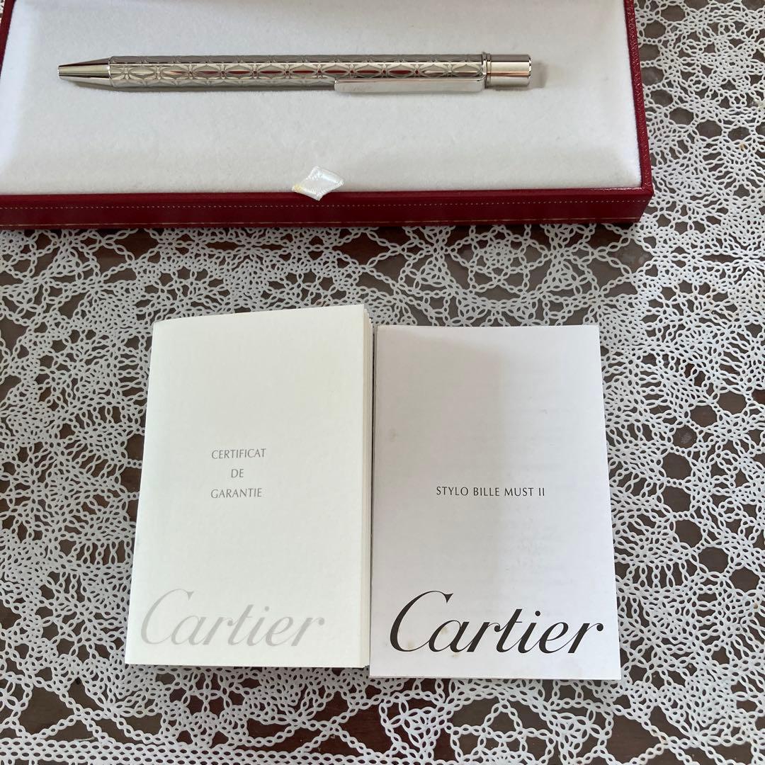Cartier シルバーボールペン 専用ケース付き