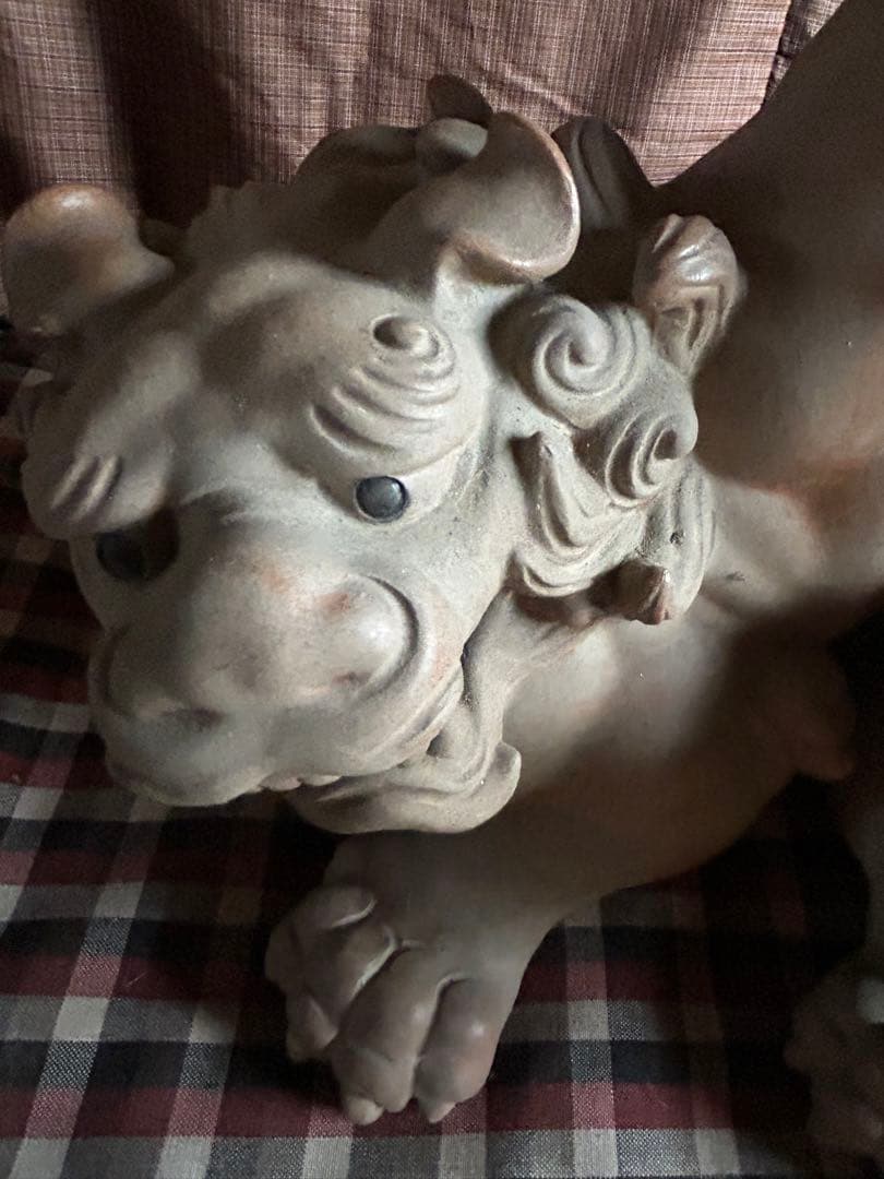 絡み獅子　から獅子　備前焼　信楽焼　店じまいSALE中