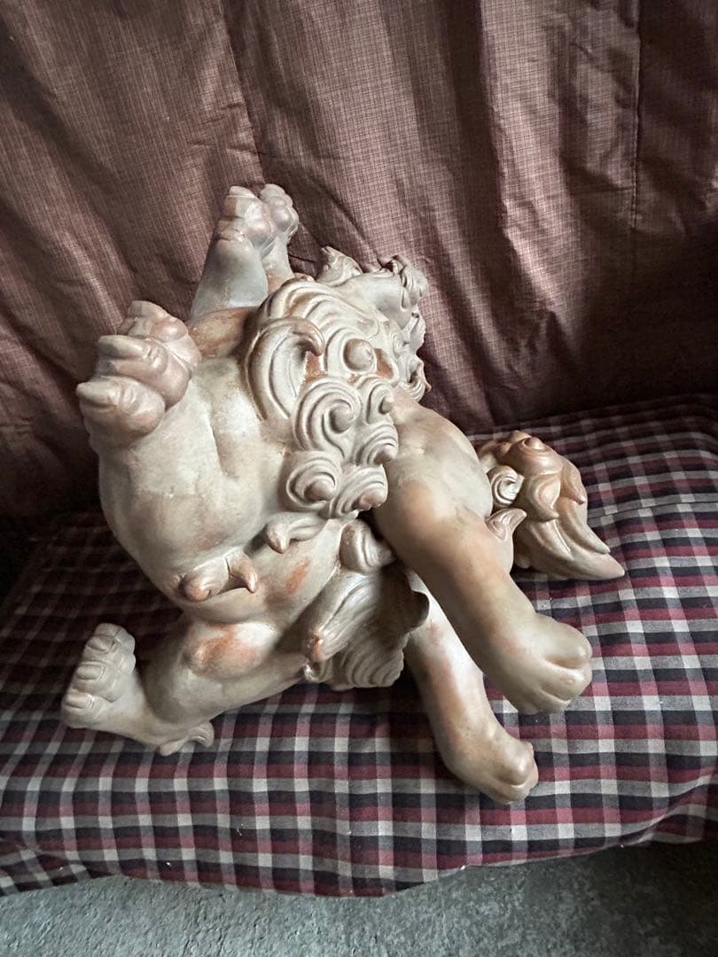 絡み獅子　から獅子　備前焼　信楽焼　店じまいSALE中