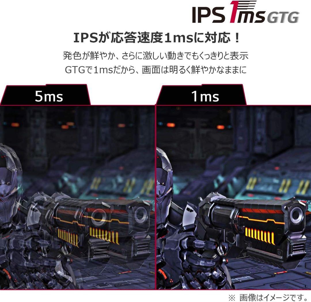 LG ゲーミングモニター 27型 2KWQHD IPS 165HZ 1msGTG