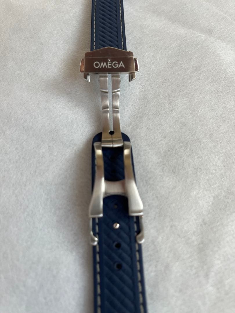 【美品】オメガ純正品　シーマスターアクアテラ　ラバーストラップ　20mm幅