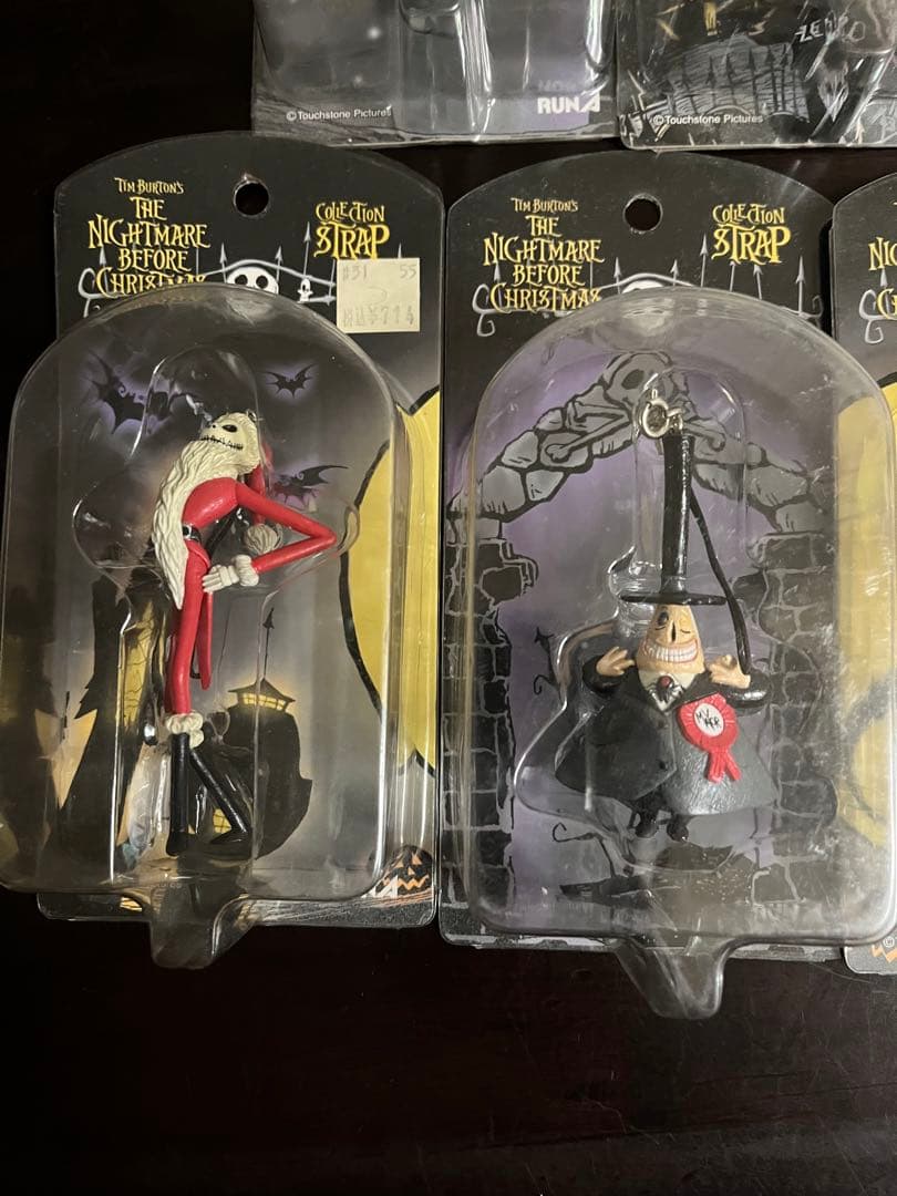 ナイトメア・ビフォア・クリスマス フィギュアストラップ　7点セット