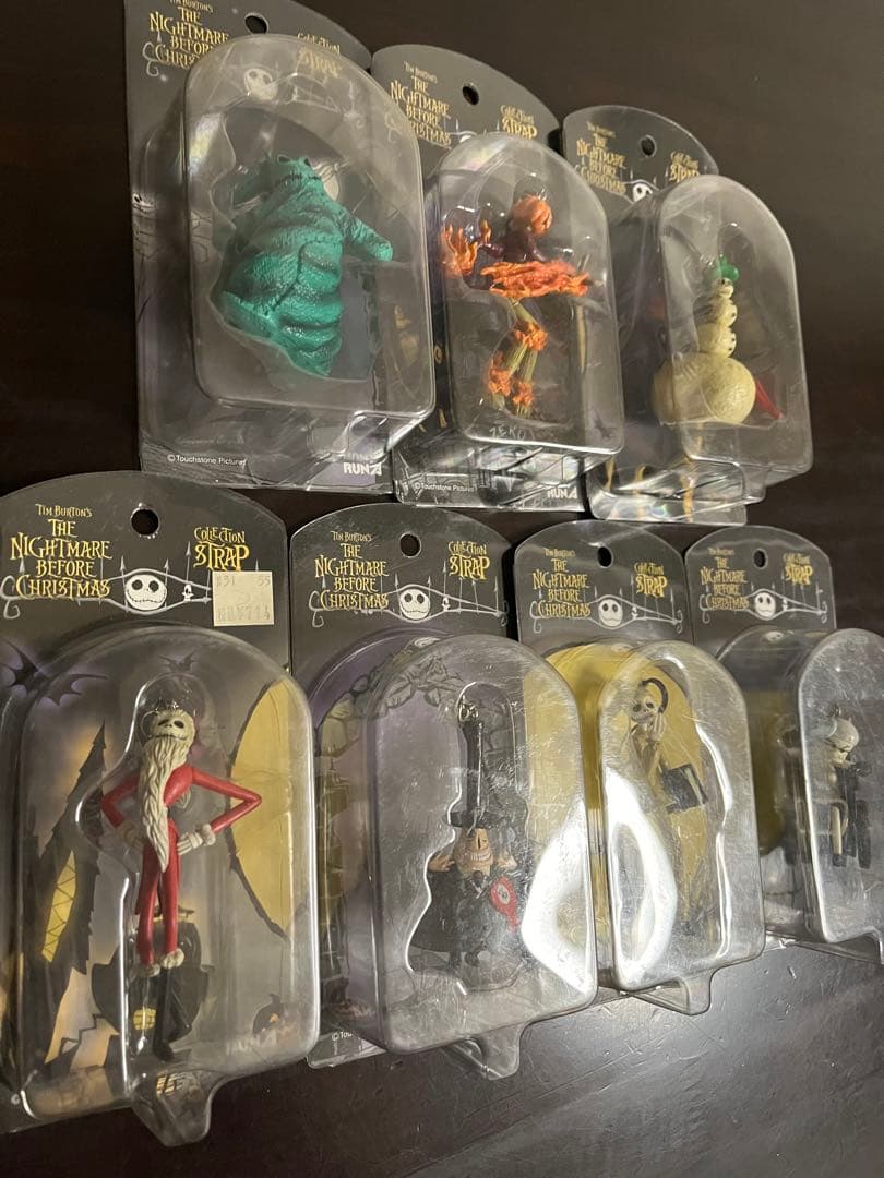 ナイトメア・ビフォア・クリスマス フィギュアストラップ　7点セット