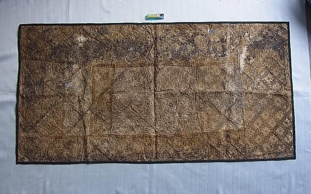 ★A2102★　67×134㎝　古い民族　刺繍　パッチワーク　アンティーク