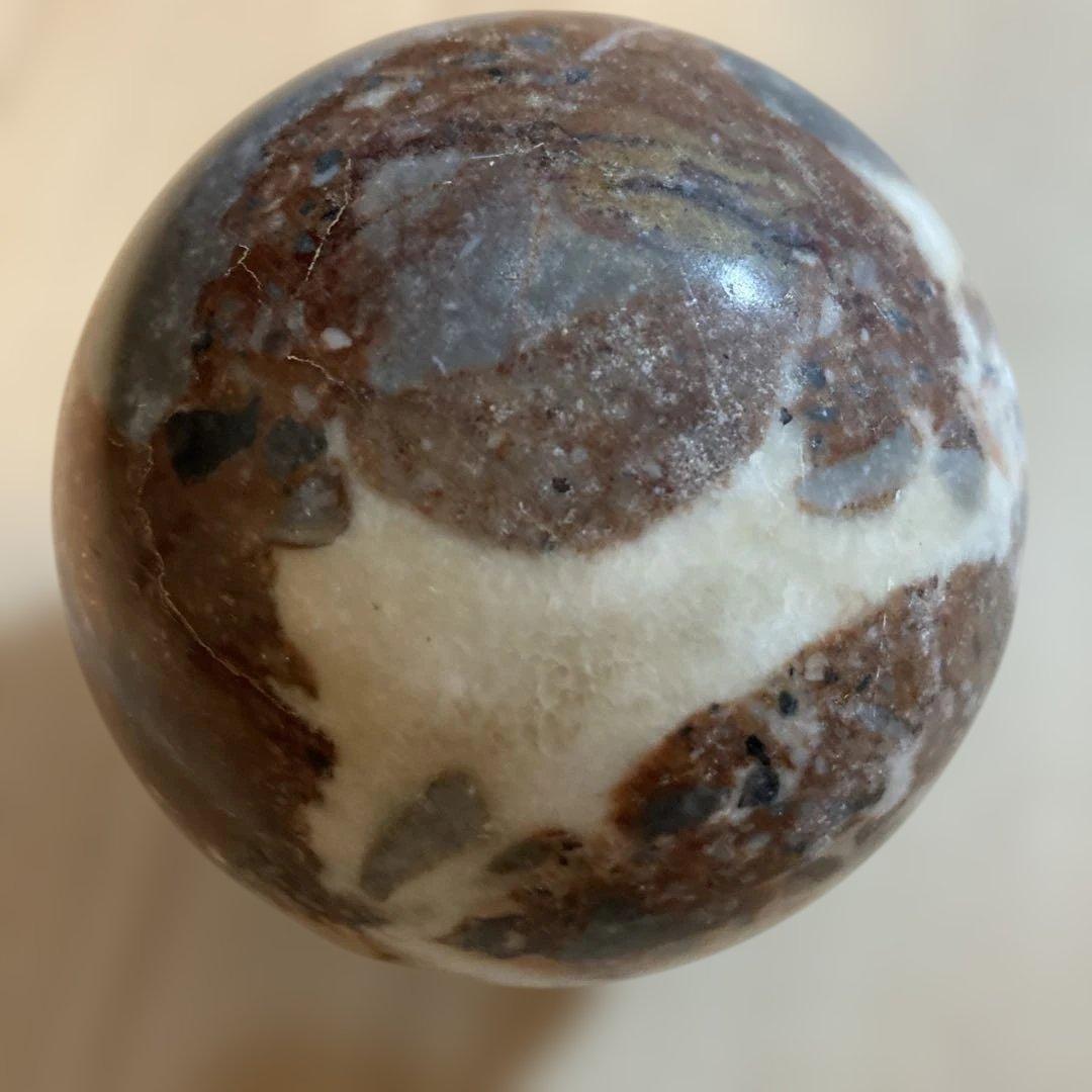 天然石　鑑賞石　球体稀少品　パワーストーン
