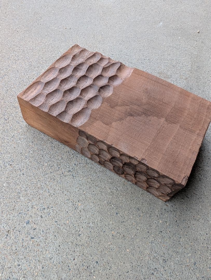 ウォールナット材 オブジェ