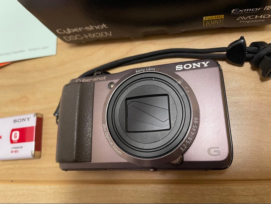 付属品欠品なしソニーサイバーショットDSC-HX30V ジャンク