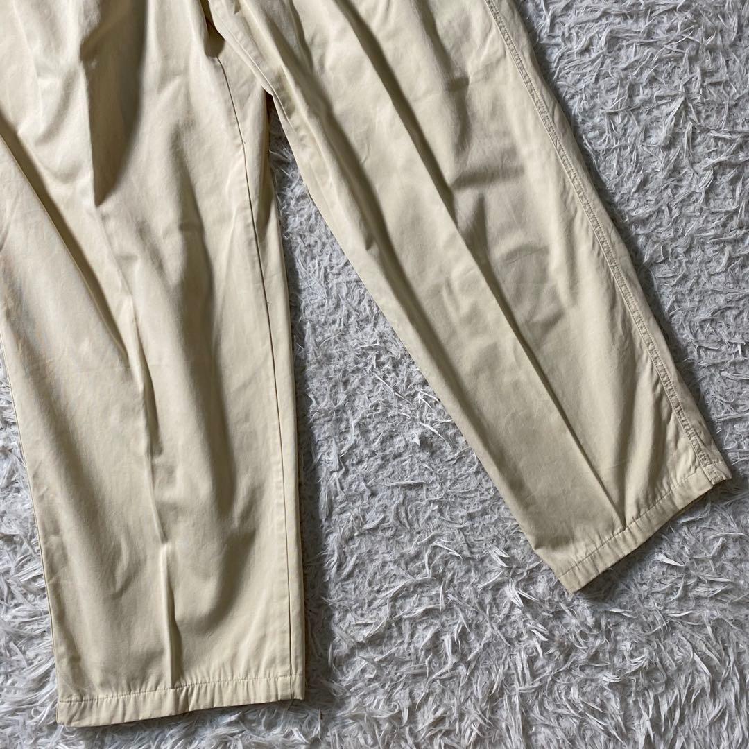 美品】ジョルジオアルマーニ　チノパン　80s〜90s　ヴィンテージ　ワイド　50