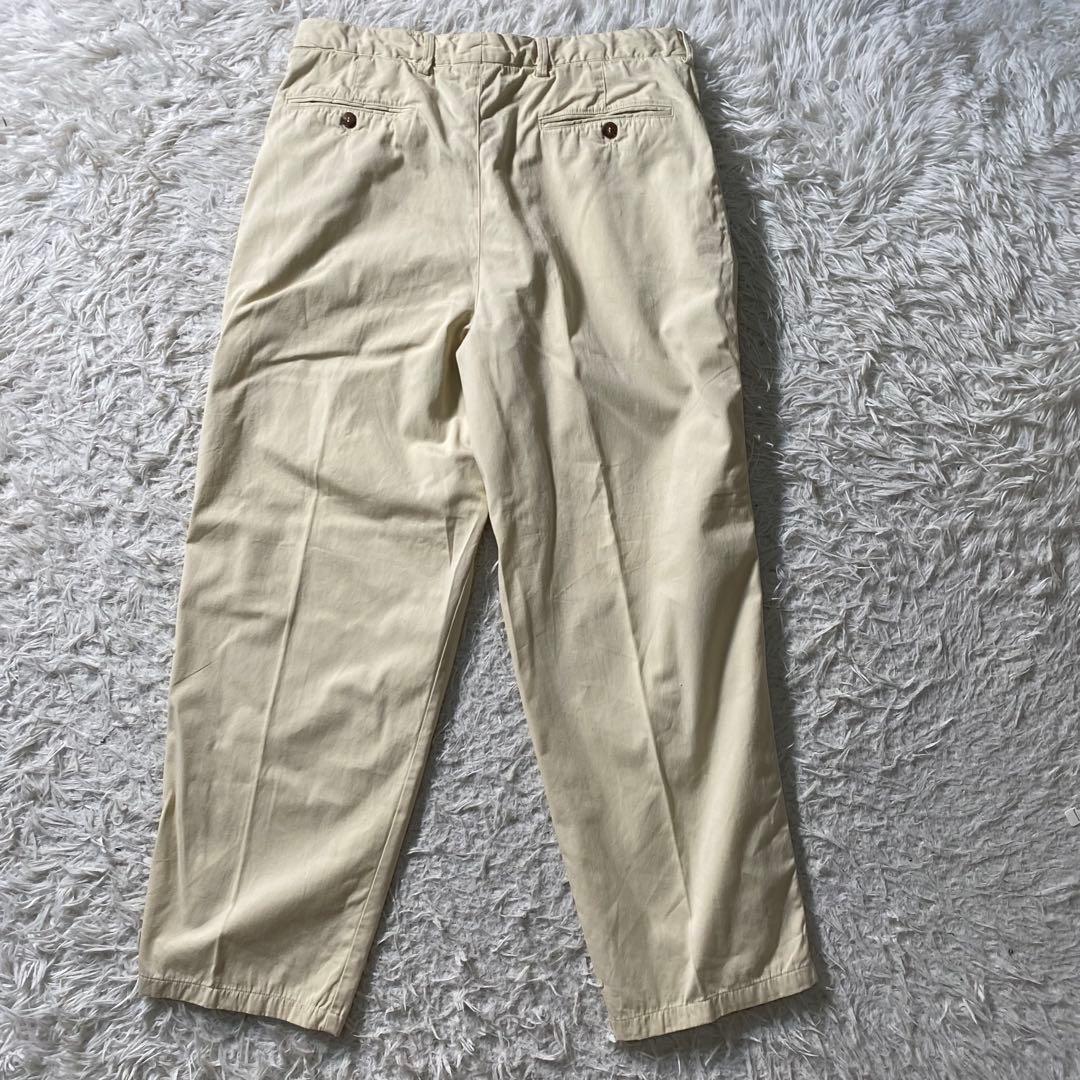 美品】ジョルジオアルマーニ　チノパン　80s〜90s　ヴィンテージ　ワイド　50