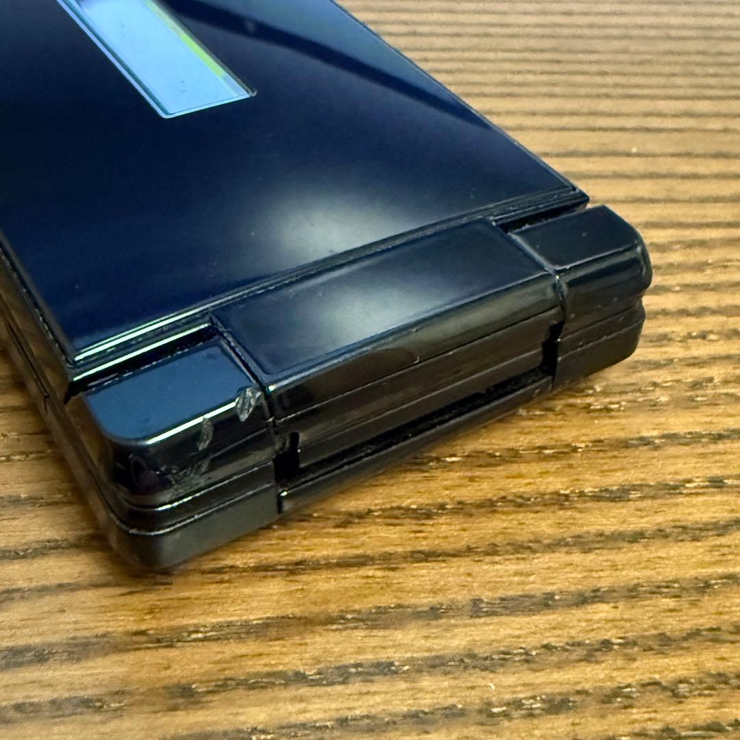 美品 docomo SH-02L 折り畳み式 ブラック 携帯電話 シャープ