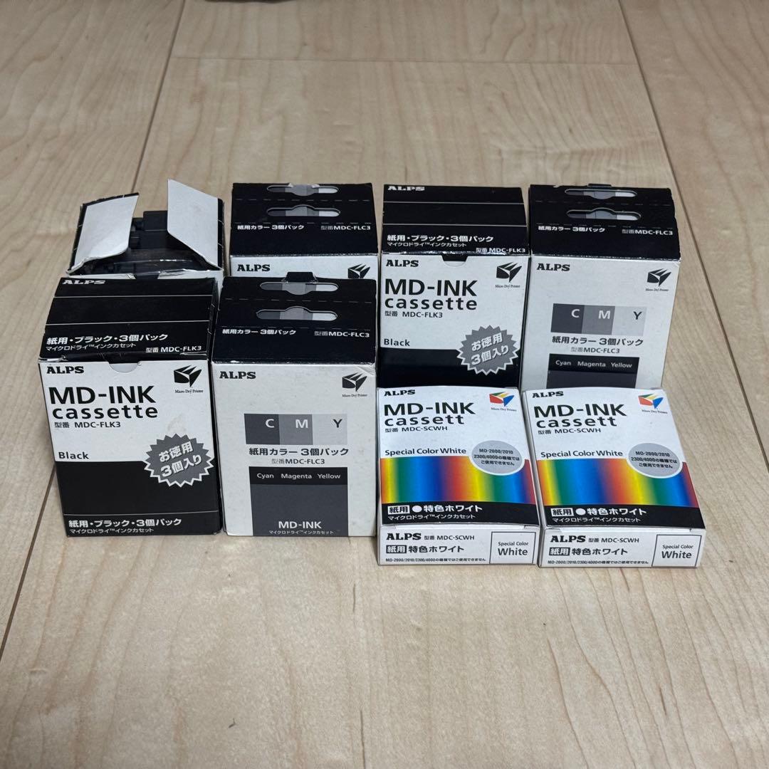 ALPS MD-5000 プリンター本体とインクセット