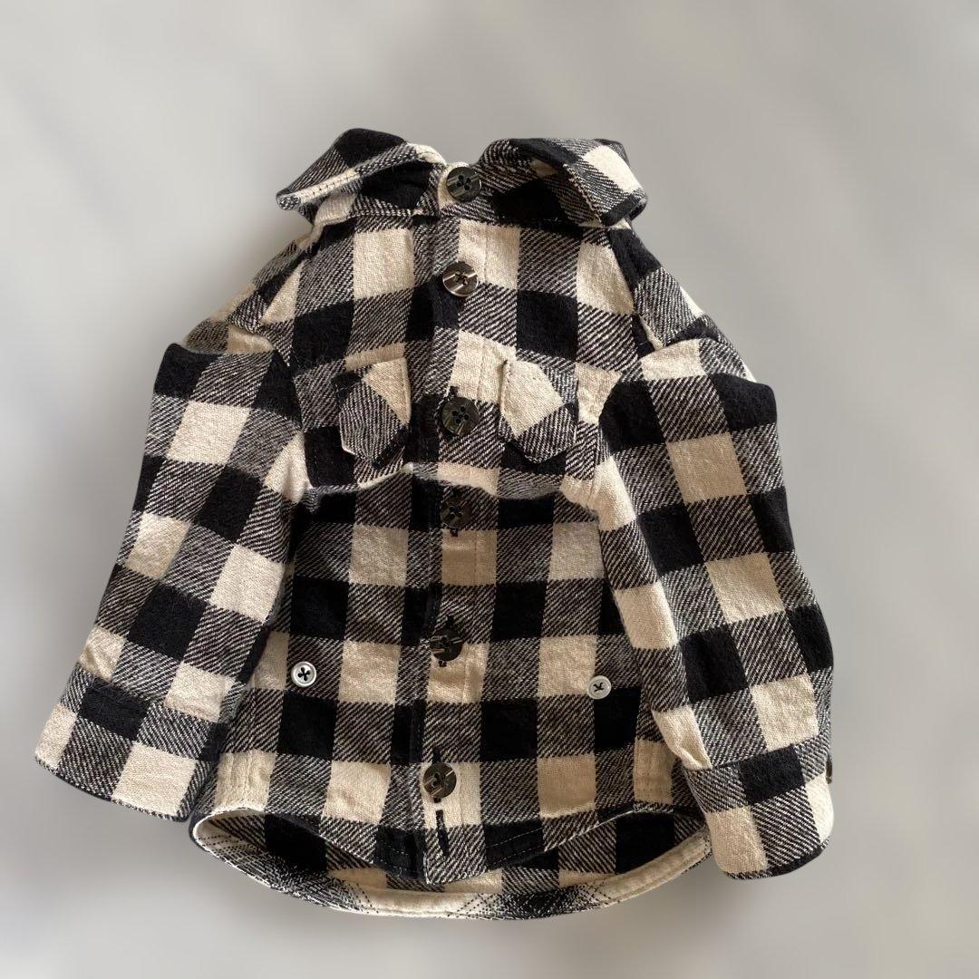 アトリエgg⭐︎ブロックチェックシャツ(2ハーフ)