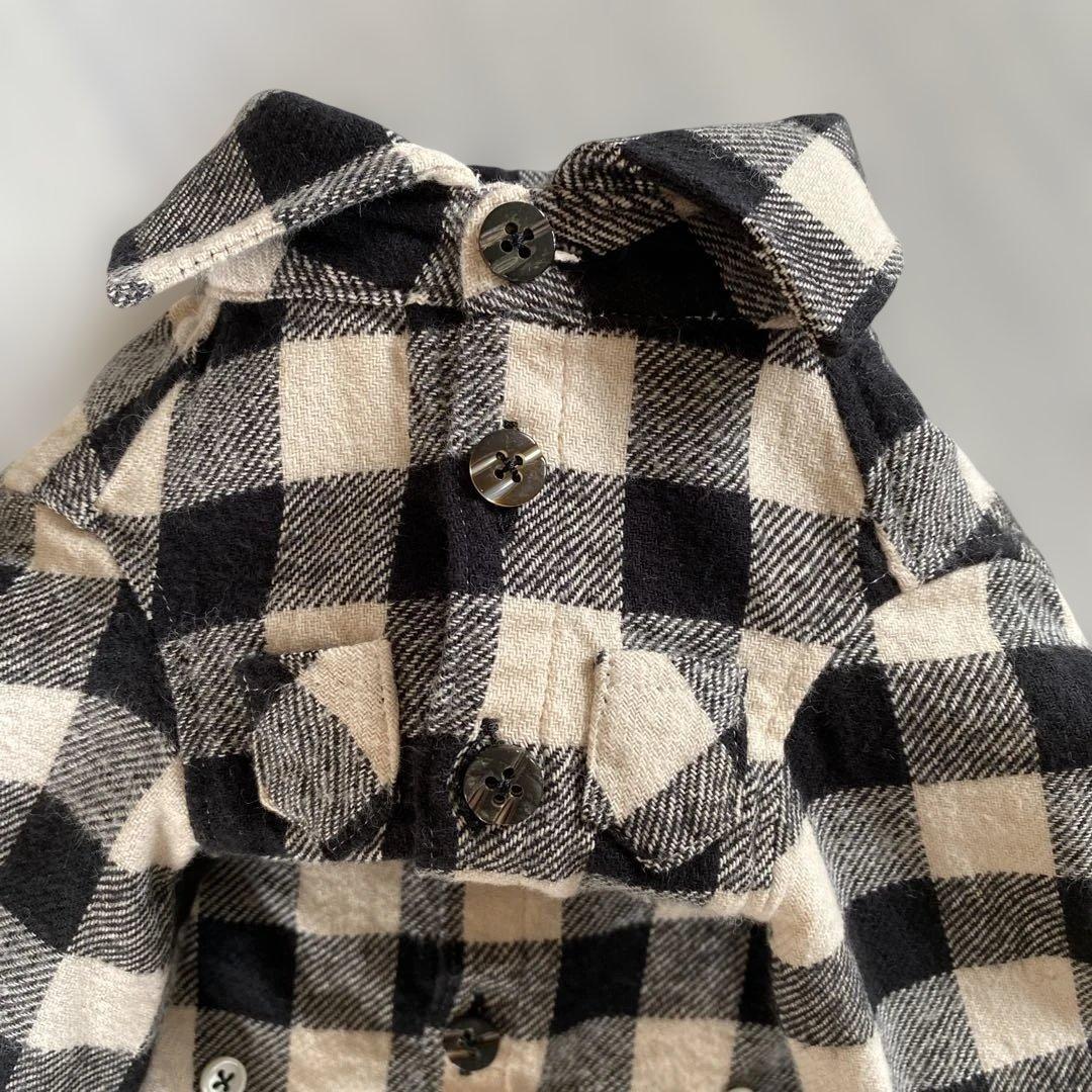 アトリエgg⭐︎ブロックチェックシャツ(2ハーフ)