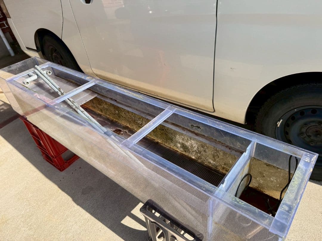 最終出品！1800×750×600アクリル水槽&上部フィルター&水槽台