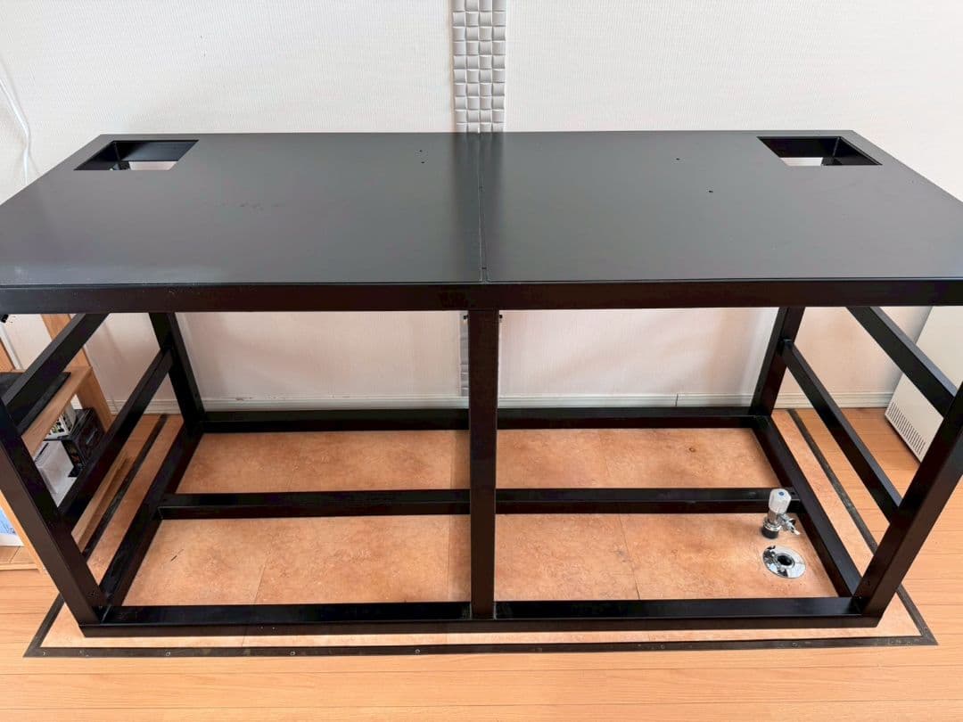 最終出品！1800×750×600アクリル水槽&上部フィルター&水槽台