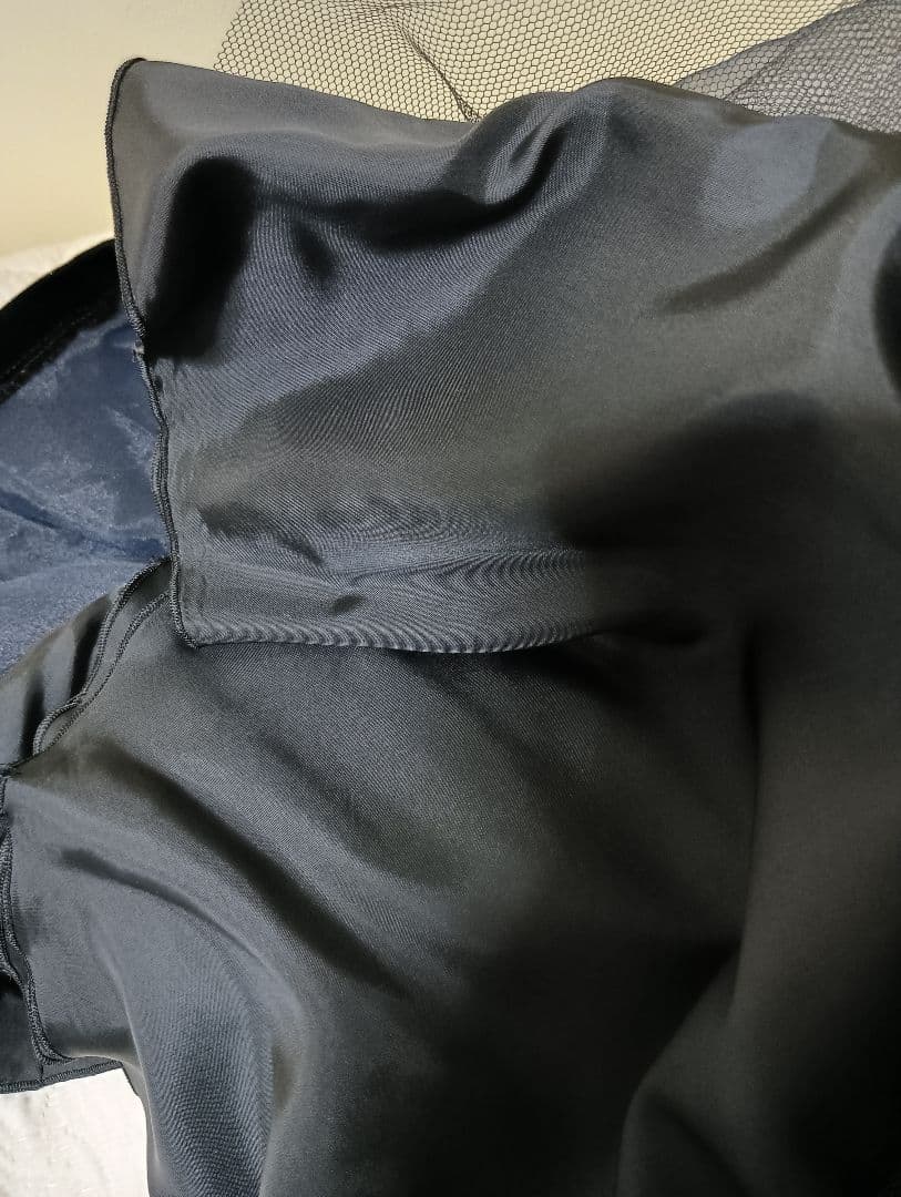 みか！パーティードレス ブラック ワンピース　ベッチン　ベロア　ベルベット