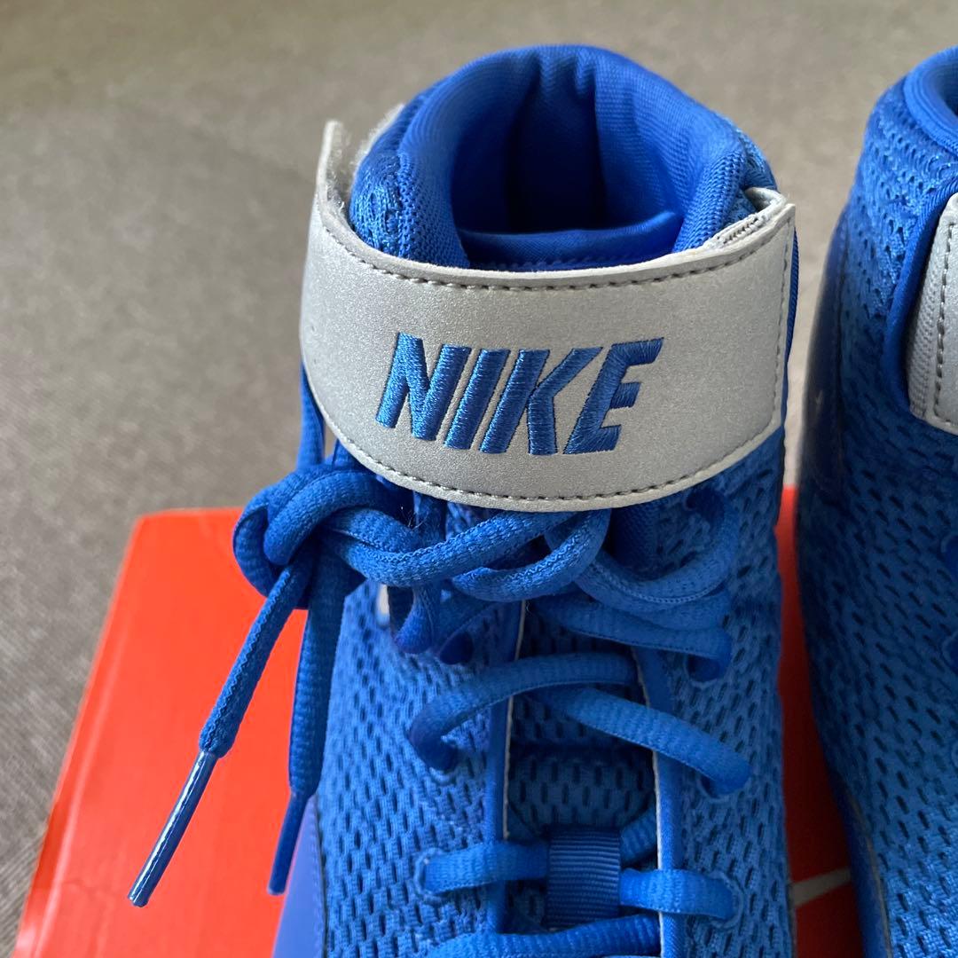 ナイキ・インフリクト [ブルー/シルバー］ 青 ハイカット28.0cm