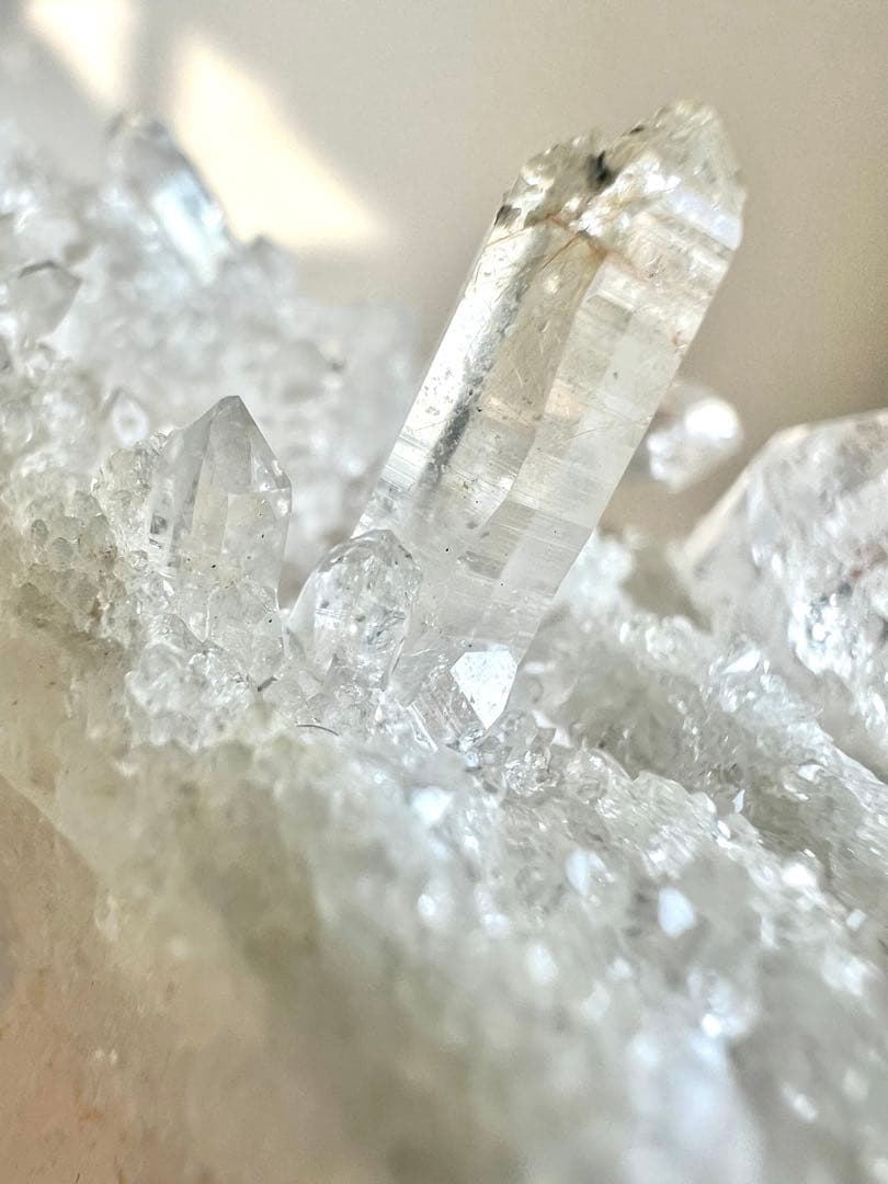 祝春節✨AAAAA宝石質マニハール 天空に浮かぶクリスタル神殿✨ルチル入天使の翼