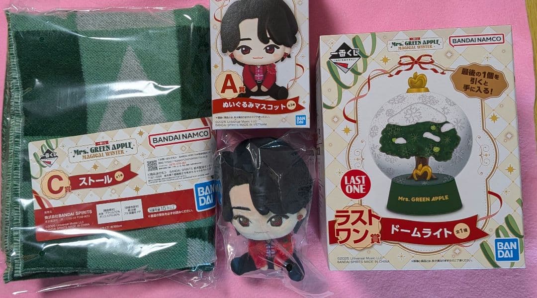 Mrs. GREEN APPLE 一番くじ A賞　C賞　 ラストワン