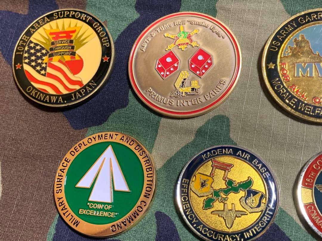 米軍基地放出品　チャレンジ　８枚セット