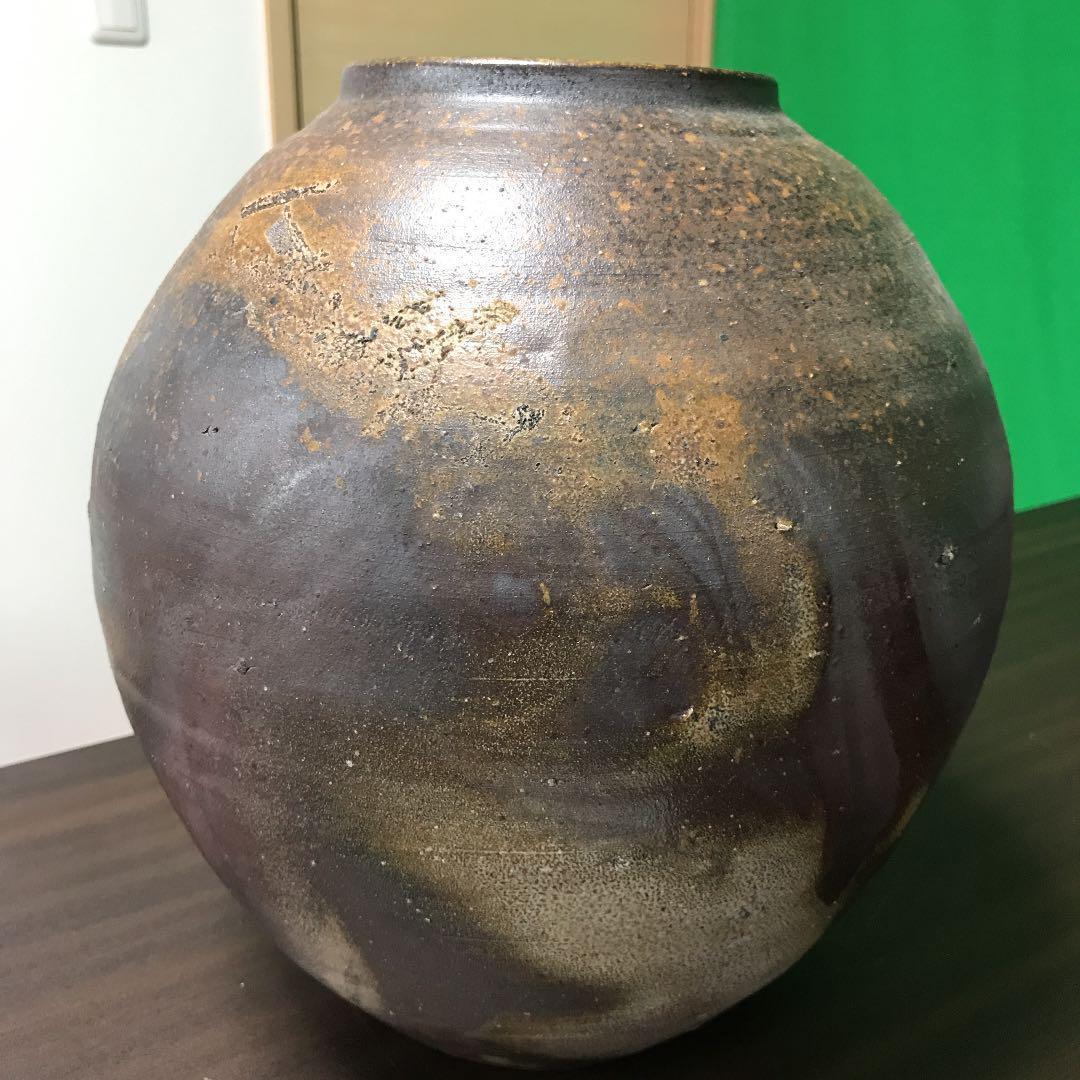 備前焼 花瓶 壺 稗田茂硫先生