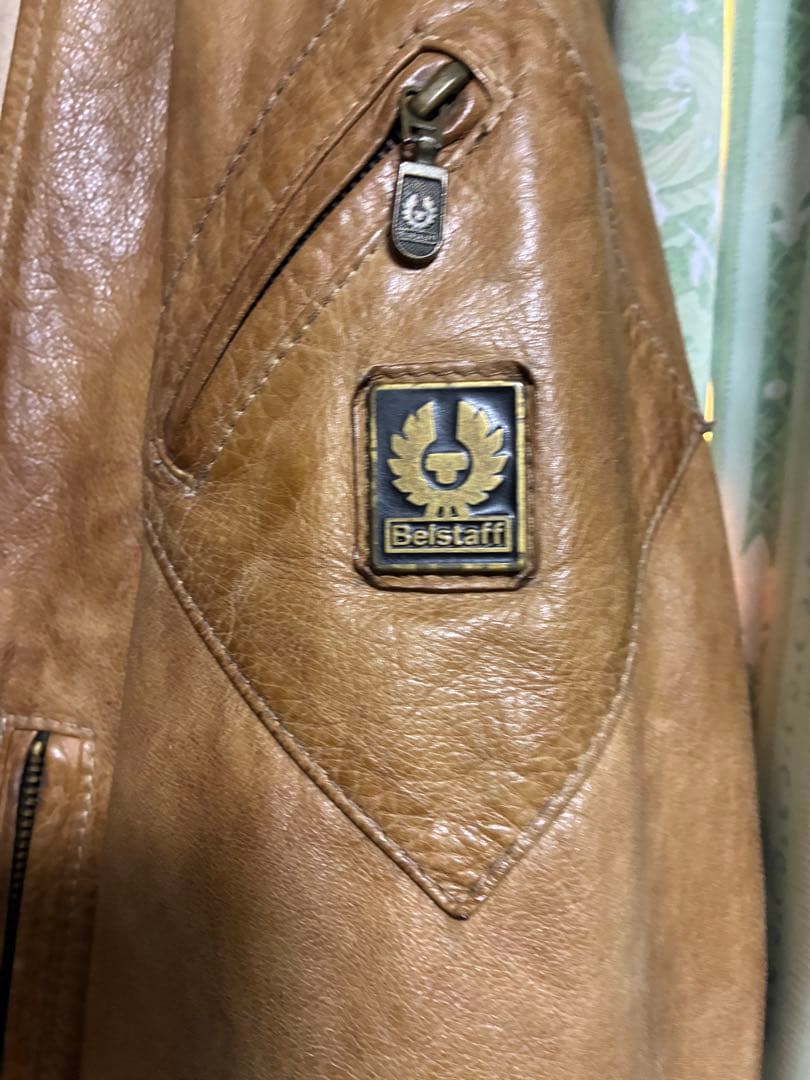Belstaff レザージャケット イタリア製 S ラムレザー ベルスタッフ