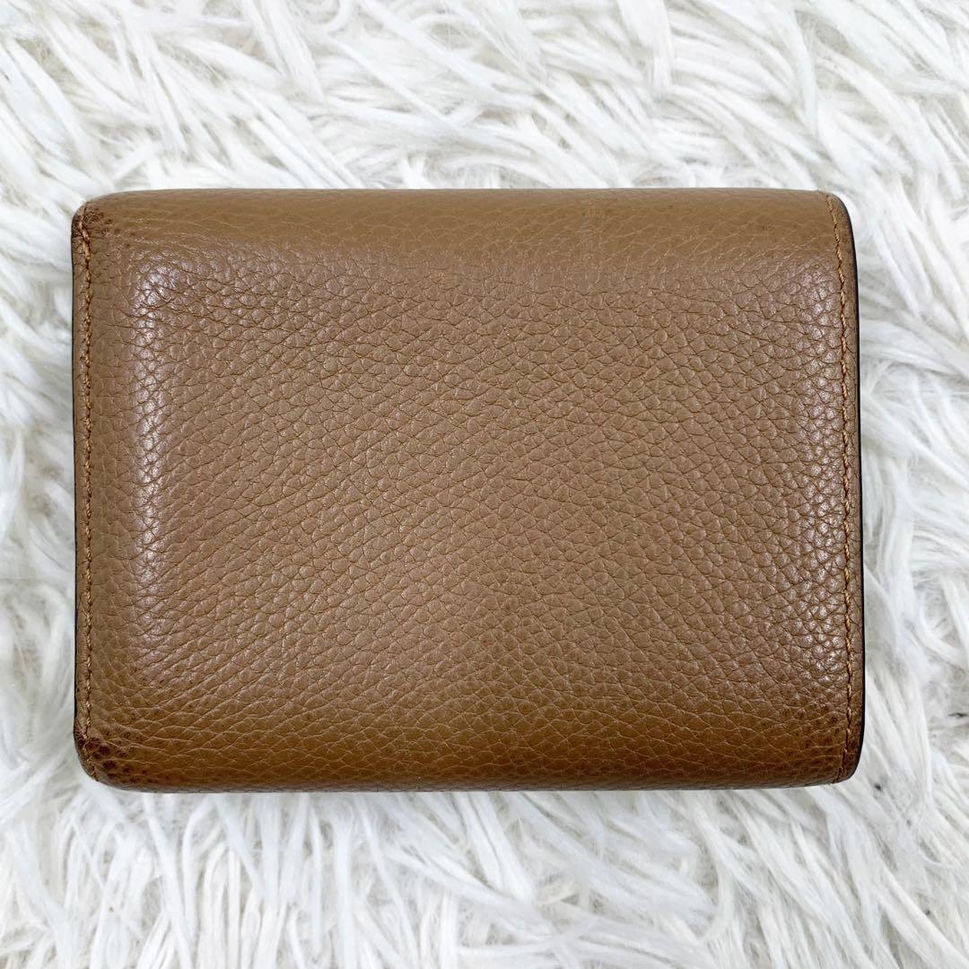 【✨美品 現行✨】ロエベ アナグラム トライフォールド ブラウン 付属品完備